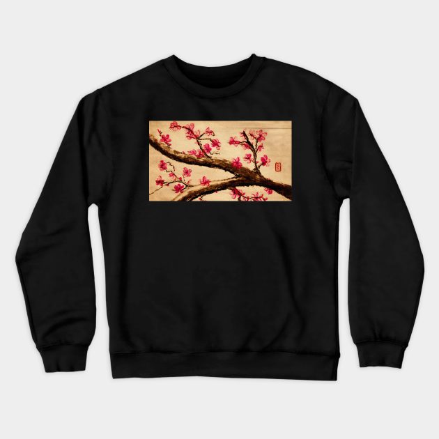 Cherry Blossom Crewneck Sweatshirt by Canvas 